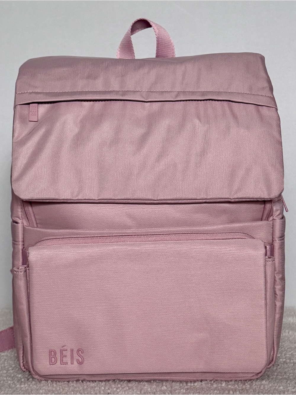 BEIS “The Ultimate Diaper Backpack” in Atlas Pink. Brand New with Tags! NWT